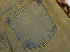Rabiun Heavyweight Selvedge Denim - Forest Green & Yellow Overdye - Rabiun